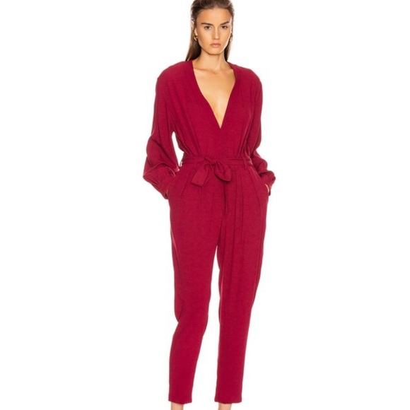 IRO Julliaca Jumpsuit in Hot Pink - Picture 1 of 9